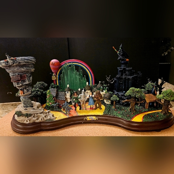 "Follow the Yellow Brick Road" Collectible Sculpture by Hawthorne Village - Picture 1 of 10